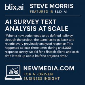 AI Survey Text Analysis at Scale