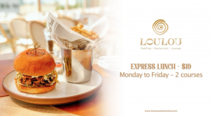 express lunch with grilled chicken sandwich