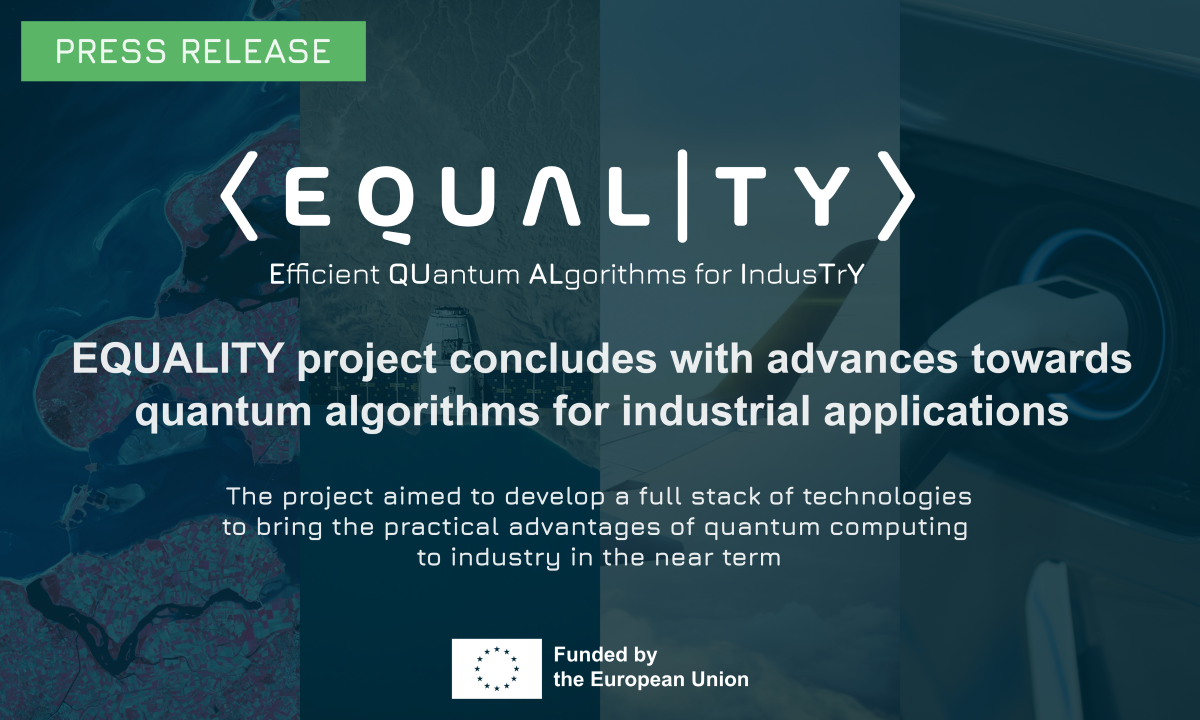 EQUALITY helped to strengthen the links between strategic European industries and the emerging quantum ecosystem while contributing to technologies critical to the green transition. 