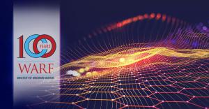 WARF logo with futuristic network image