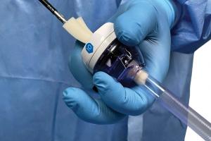 foam sponge in a laparoscopic trocar