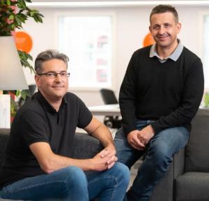 Richard Fitch (left) and Stuart Cheetham (right), founders, MQube