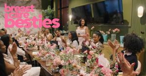 A group of women gathering for a wellness experience