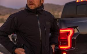 Man wearing a SLNT Faraday Jacket