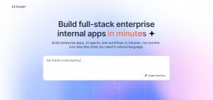 ToolJet's AI prompt to input requirements that can be converted into fully functional enterprise apps