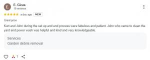 Google Review 1 - Handyman Can Help