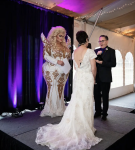 Wedding Ceremony - Buff Faye Drag Queen Wedding Officiant