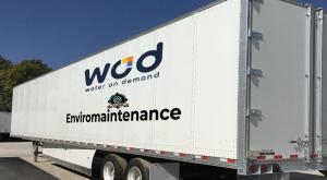 Mobile wastewater treatment tractor trailer