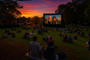 Outdoor Film Projector
