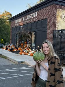 seasonal decorations at Provisions Williamstown owned by Peter MacGillivray