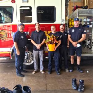Bouquets & Bubbles® Petal it Forward host Peoria Florist at Pinnacle Peak Public Safety Facility