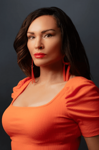Angela Sterritt, award-winning journalist and author, MC of the Peace Begins at Home Summit, October 29, 2025.