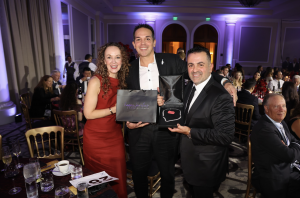Happy Jewelers’ $40,000 Diamond Halo Tennis Necklace went to Opportunity Drawing winner Kenny Jordan