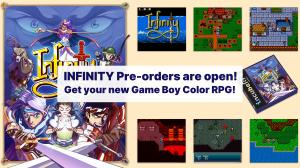 Overview of the cover art, logo and in-game screenshots