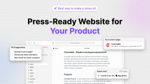 Pressdeck Press Ready Website For Your Product