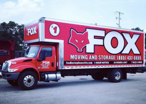 moving truck of fox moving and storage
