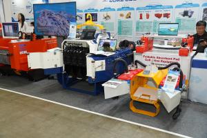 Products on Display at the Korea Marine Environment Management Corporation (KOEM) Pavilion.