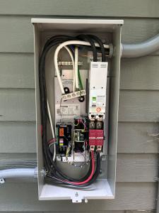 Melby Electric installs a new electrical panel for improved power management