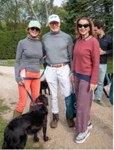 Ellen and Chuck Scarborough and Lisa McCarthy (Photo credit: Lisa Tamburini)