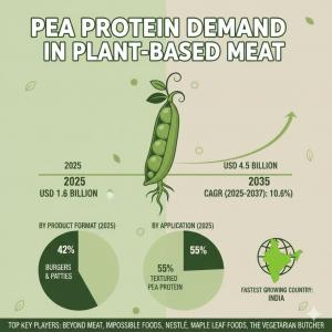 Pea Protein Demand in Plant-Based Meat