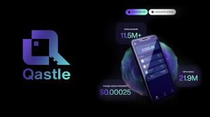 Qastle Name Graphic with phone