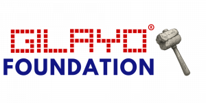Gilayo® Foundation Logo with Ancient Hammer