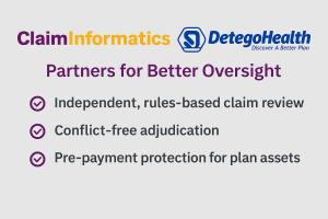 ClaimInformatics and Detego Health Partner to Restore Fiduciary Trust in Self-Funded Health Plans — Delivering Independent Payment Integrity Oversight, Transparent Cost Control, and Proven Compliance for Employers Nationwide.