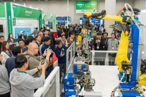 HD Hyundai Robotics booth at FIX 2024