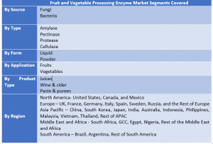Fruit and Vegetable Processing Enzymes Market Two