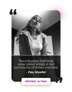Pau Mueller about SPOZZ: The only place that truly cares about artists