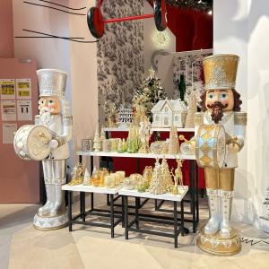 Irony Home Christmas pop-up at Mall of the Emirates featuring luxury trees and festive décor.