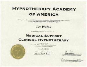 Elevated Mind Hypnosis Certificate