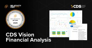 CDS Vision Financial Analysis Wins Relativity Innovation Award