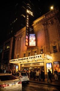 isa Nichols delivering a powerful live performance at the Samuel J. Friedman Theatre on Broadway in New York City, December 9, 2024.