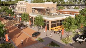 Rendering of the Grand Hall at Two Step Farm