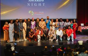 Class of 2025 Silicon Valley African Film Festival Filmmakers with Board Members| Image- Asha Weal, Rice Media