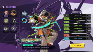 Hero Selection Screen with Blade Dancer