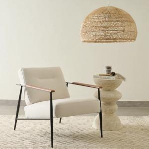 Salvadore Side Table Concrete White