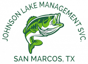 johnson lake management logo with bass