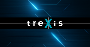 trexis logo with glowing lines
