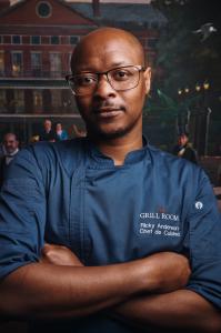 The Grill Room Chef de Cuisine RicTerrio “Ricky” Anderson