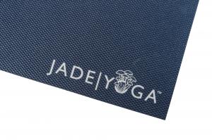 Jade Blue Mushroom Mat Logo (logo is letters JadeYoga with Mushrooms in o)