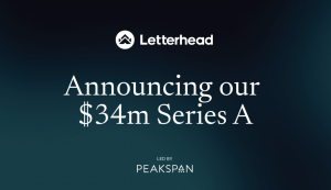 Letterhead raises 34M Series A