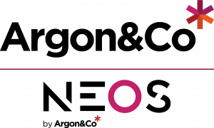 Argon & Co and NEOS by Argon & Co stacked logo