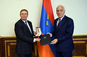 distinguished entrepreneur, philanthropist, and visionary in the technology sector, has been awarded the Presidential Medal of Gratitude by the President of the Republic of Armenia.
