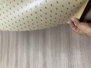 Picture of 3M pressure sensitive adhesive (PSA) peel and stick veneer backing