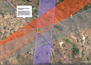 C.O.D. Ranch Proximity to Great Circle Alignments and Ley Lines