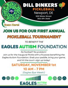 Philadelphia Eagles Autism Foundation Tournament at Dill Dinkers Newport, DE