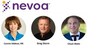 New team members Connie Addessi, Greg Storm, and Chuck Watts have joined the fight against Healthcare Acquired Infections at Nevoa Inc.