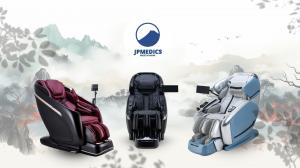 JPMedics Japanese Massage Chair Collection in front of a japanese mountain background